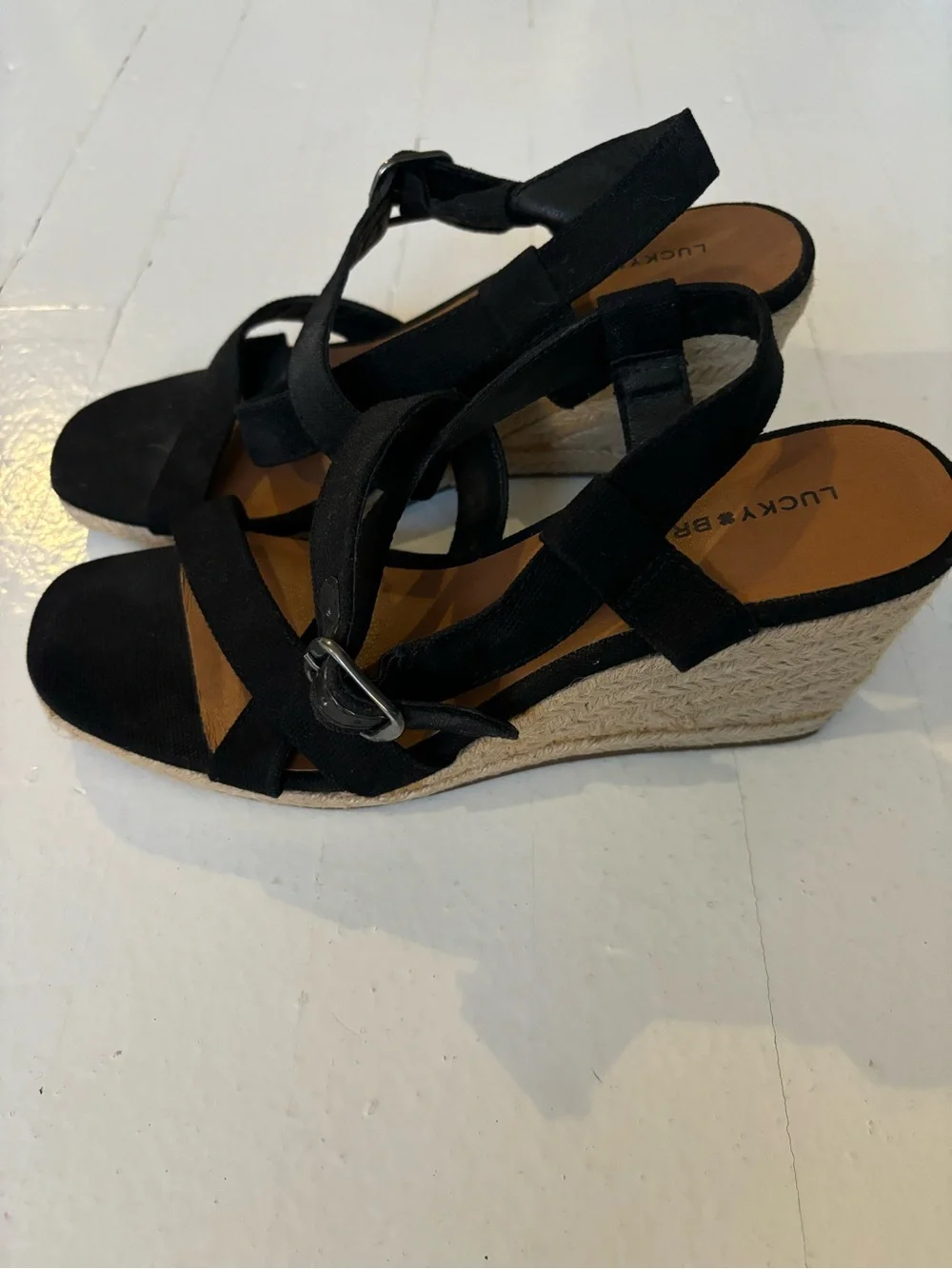 Lucky Brand Mytila Espadrille Wedges